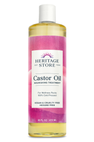 Heritage Products Castor Oil Hexane Free - 16 Fl Oz