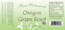 Oregon Grape Root Extract 1 Oz