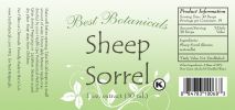 Sheep Sorrel Extract 1 Oz
