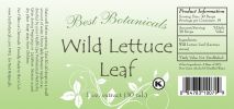 Wild Lettuce Leaf Extract 1 Oz