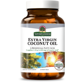 Nature's Answer - Extra Virgin Coconut Oil - 120 Softgels