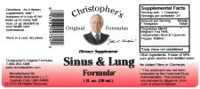 Sinus & Lung Extract 1 Oz
