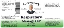 Respiratory Massage Oil 2 Oz
