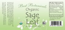 Sage Leaf Extract 1 Oz