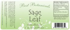 Sage Leaf Extract 1 Oz