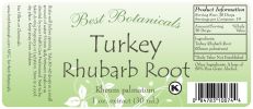 Turkey Rhubarb Root Extract 1 Oz
