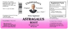 Astragalus Root Capsule 100 Ct