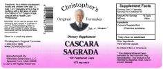 Cascara Sagrada Bark Capsule 100 Ct