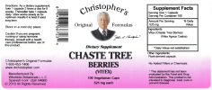 Chaste Tree Berry Capsule 100 Ct