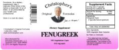 Fenugreek Seed Capsule 100 Ct