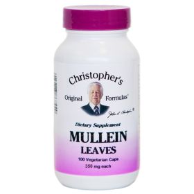 Mullein Leaf Capsule 100 Ct