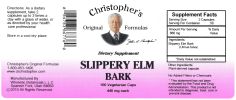 Slippery Elm Bark Capsule 100 Ct