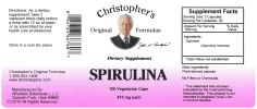Spirulina Capsule 100 Ct