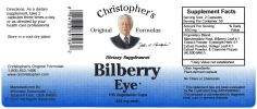 Bilberry Eye Capsule 100 Ct