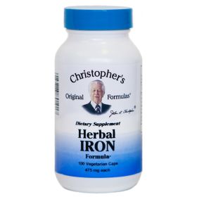 Herbal Iron Capsule 100 Ct