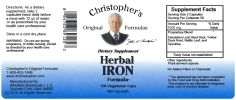 Herbal Iron Capsule 100 Ct