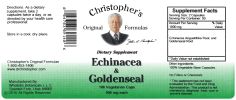 Echinacea & Goldenseal Capsule 100 Ct