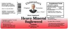 Heavy Mineral Bugleweed Capsule 100 Ct