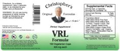 Vrl Formula Capsule 100 Ct