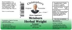 Metaburn Herbal Weight Capsule 100 Ct