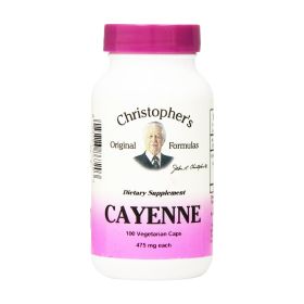 Cayenne Pepper Capsule 100 Ct