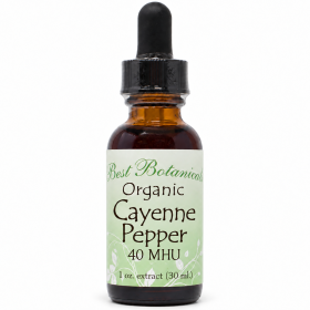 Organic Cayenne Pepper Extract 1 Oz. 40 Mhu