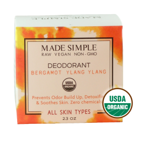 DEODORANT - Organic Vegan Bergamot Ylang Ylang