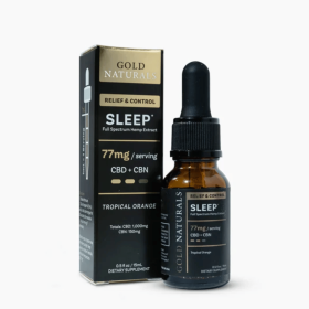 Sleep Tincture with CBD + CBN - Deep Rest Hemp Extract - Fast-Acting Full Spectrum Sleep Aid for Relaxation & Relief - Strength: Medium; Size: 15 ML
