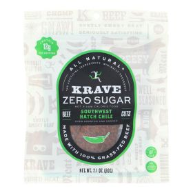 Krave - Beef Jrky Sugar Free Swest Hatch - Case Of 8-2.1 Oz