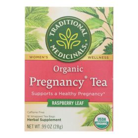 Traditional Medicinals Organic Pregnancy Herbal Tea — 16 Tea Bags per Box (Case of 6)