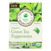 Traditional Medicinals Organic Green Tea with Peppermint — 16 Tea Bags per Box (Case of 6)