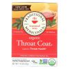 Traditional Medicinals Organic Throat Coat Herbal Tea — 16 Tea Bags per Box (Case of 6)