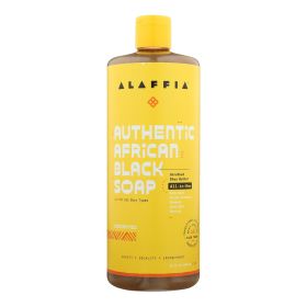 Alaffia - African Black Soap - Unscented - 32 Fl Oz.