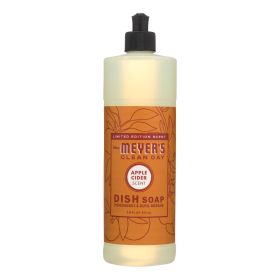 This Amazing Seasonal Scented Mrs. Meyer's Apple Cider Dish Soap - Case Of 6 - 16 Fz