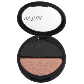 INIKA ORGANIC - Pressed Mineral Eye Shadow Duo - # Black Sand INED006 / 010584 3.9g/0.13oz