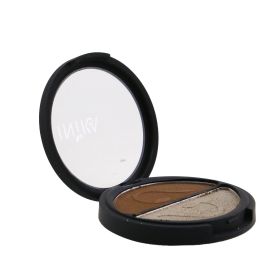 INIKA ORGANIC - Pressed Mineral Eye Shadow Duo - # Choc Coffee INED002 / 010546 3.9g/0.13oz