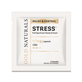 Stress Soft Gels – Full-Spectrum Hemp Extract Capsules with CBD + CBN for Calm & Focus - Natural Stress & Anxiety - Strength: Medium; Size: 2 PACK