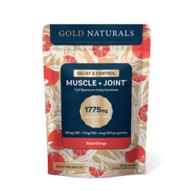 Muscle + Joint Relief Gummies – Full-Spectrum Hemp Extract for Fast Recovery & Pain Support - Flavor: Blood Orange; Size: 1 PACK