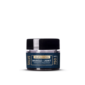 Muscle & Joint Relief Salve – Full Spectrum Hemp Extract with CBG & Botanicals | Fast-Acting Pain & Inflammation Support, Less Than - Size: 1/2 OZ