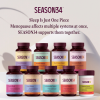 SEASON34 Menopause & Perimenopause Sleep Support for Women 40+ | Night Sweats & Hot Flash–Related Awakenings | Stay Cool All Night & Wake Refreshed |