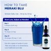 Meraki Methylene Blue Drops – Pharmaceutical Grade Nootropic Supplement for Brain Health - Dietary Supplement Support for Focus & Clarity