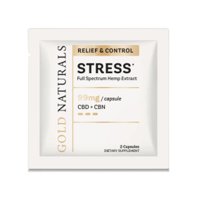 Stress Soft Gels – Full-Spectrum Hemp Extract Capsules with CBD + CBN for Calm & Focus - Natural Stress & Anxiety - Strength: Heavy; Size: 2 PACK