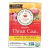Traditional Medicinals Organic Throat Coat Lemon Echinacea Herbal Tea — 16 Tea Bags per Box (Case of 6)