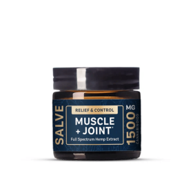 Muscle & Joint Relief Salve – Full Spectrum Hemp Extract with CBG & Botanicals | Fast-Acting Pain & Inflammation Support, Less Than 0.3% - Size: 1 OZ