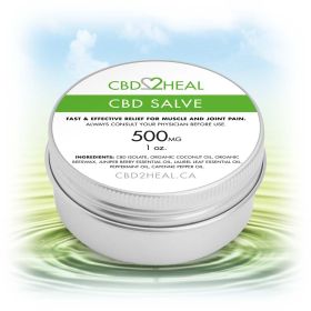 CBD Healing Salve Cream - Flavour: Original; Dosage: 500mg