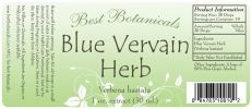Blue Vervain Herb Extract 1 Oz