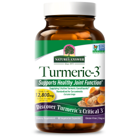 Nature's Answer - Turmeric-3 - 90 Vegetarian Capsules