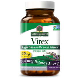 Nature's Answer - Vitex Agnus-castus Chastetree Berry - 90 Vegetarian Capsules
