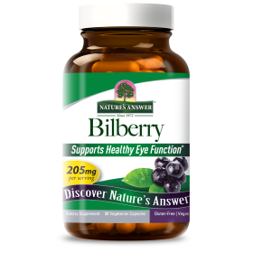 Nature's Answer - Bilberry Extract - 90 Vegetarian Capsules