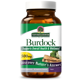 Nature's Answer - Burdock Root - 90 Vegetarian Capsules